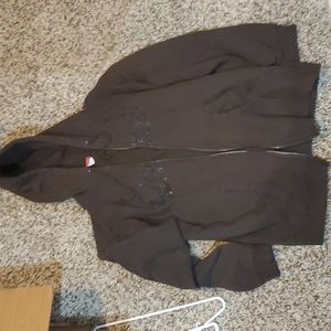 Element Full Zip Hoodie, Large, Brown, hoody